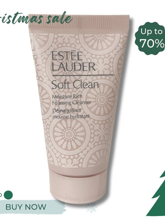 Estee Lauder Soft Clean Foaming Cleanser Moisture Rich 1Fl Oz - Picture 1 of 4
